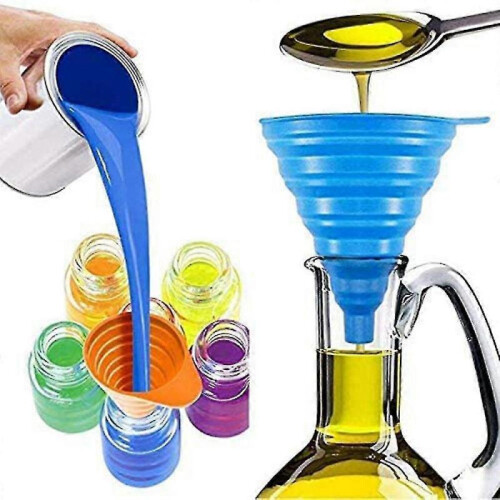 Funnel Set Foldable Funnel, Pack Of 4 Silic Funnels 1