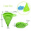 Funnel Set Foldable Funnel, Pack Of 4 Silic Funnels 3