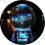 3d Laser Etched Crystal Solar System Paperweight Home Decor Creative Gift(1pcs, Multicolor) 3