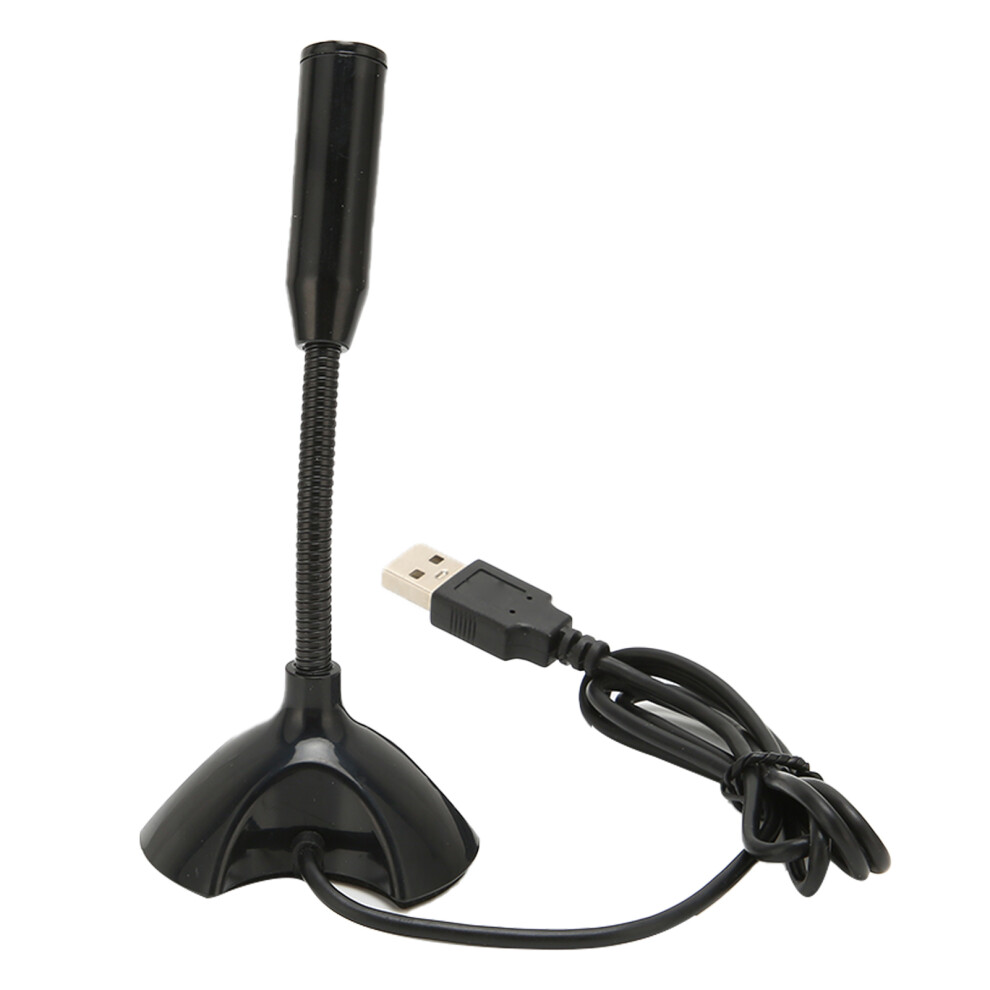 Usb Omnidirectional Noise Cancelling Desktop Condenser Microphone Black 3281332678458