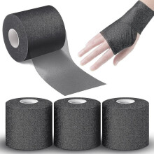 (black) 3pcs Athletic Pre Wrap Tape For Sports Pre-wrap Athletic Tape 2.75 Inch By 30 Yards