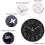 Wall Clock Silent Non Ticking Quality Quartz, Round Easy To Read 5