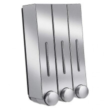 (Sliver) 3pcs Wall Mounted Soap Dispenser