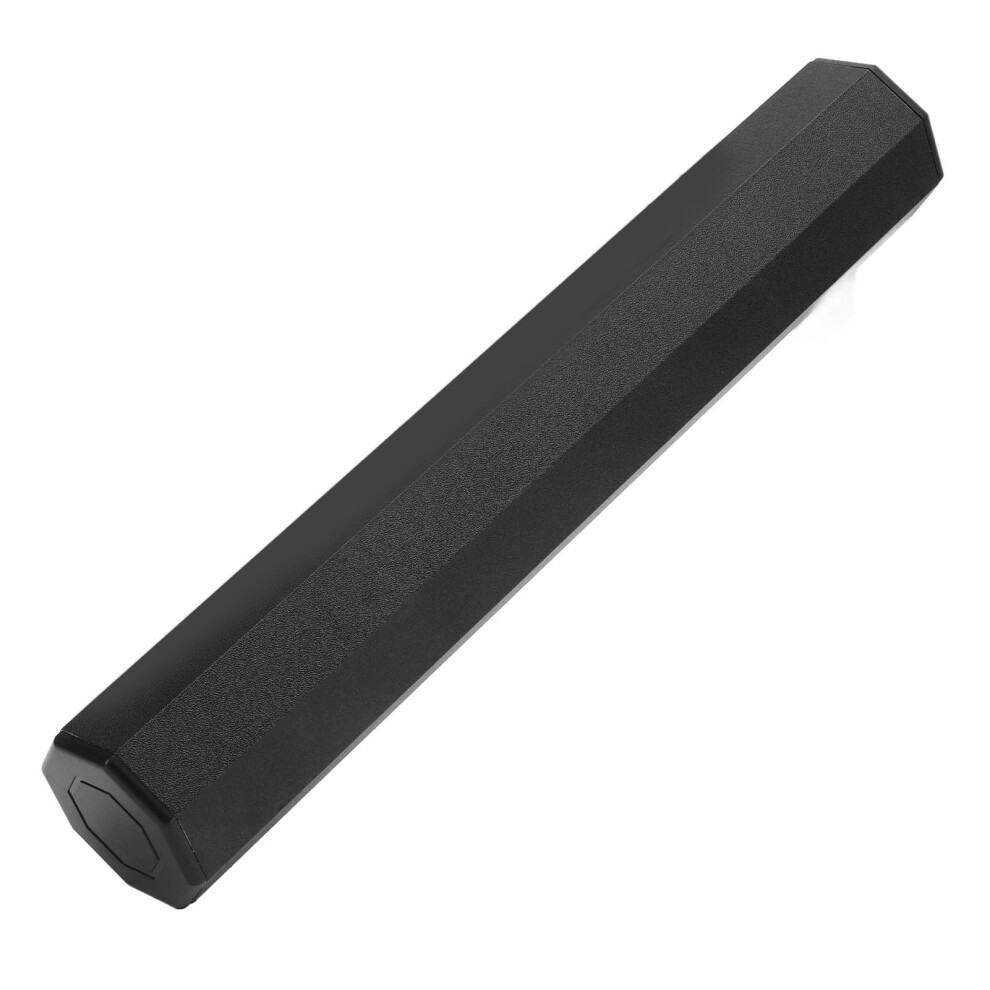 Sand Shaker Maracas Octagonal Hammer Rattle 308mm Black Percussion Instrument