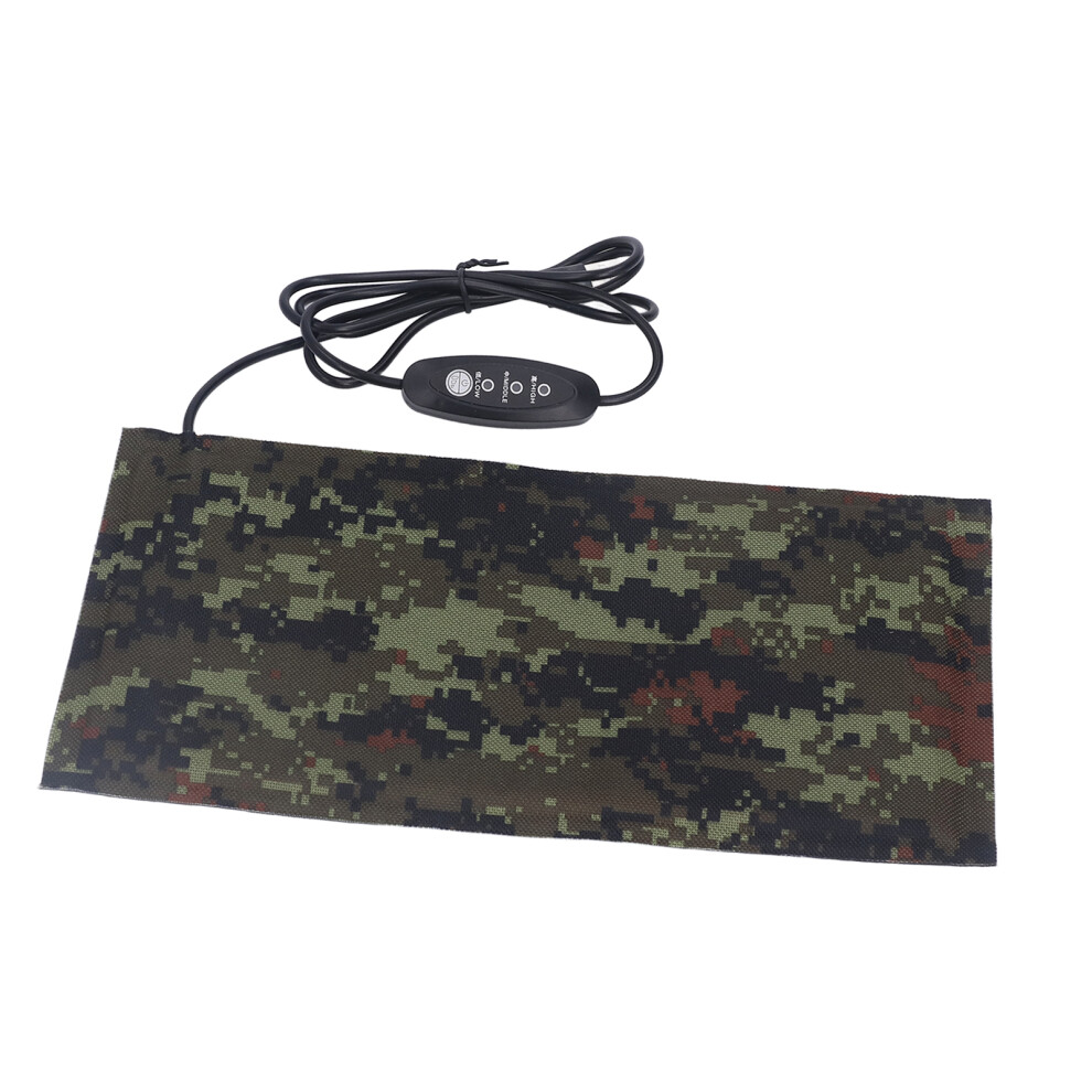Usb Powered Heating Pad With 3 Temp Levels 10X20cm Carbon Fiber 3091332682511