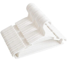 (White) 40pack Baby Coat Hanger Baby Hanger For Clothes Childrens Coat Hanger Baby Clothes Hangers Kids Hangers 27x15cm NIUNIU