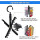 2 Pcs 20 Tie Rack Holder, Tie And Belt Hanger,360 Degree Swi 2