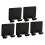 No Punch Shaver Holder Storage Hook Bathroom Accessories(5pcs, black) 1