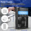Frost Fan 700ml 27.5x18.5x10.5 cm LED nero 5