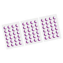 Adesivi UV a forma di luna, 72 pezzi, nano-adesivo, 3x24
