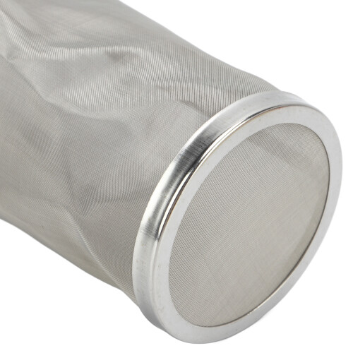 Reusable Stainless Steel Cold Brew Coffee Filter with Gasket 8x21cm 2