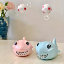 Juguete balón en forma de tiburón de dibujos animados 13x6x8 cm USB azul/rosa
