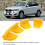 Tire Changer Rim Protector Inserts - Yellow Jaw Guards Set of 4 5