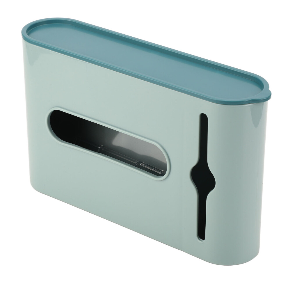 Durable Green Bag Dispenser with Visible Window and Dustproof Lid Design-image-OPC-PJBJZMP-NEW