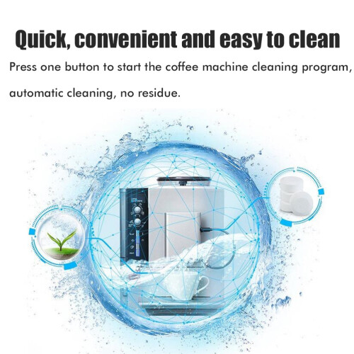 50PCS Coffee Machine Cleaner Tablets - 1.5cm, 2g, Auto & Semi-Automat 2