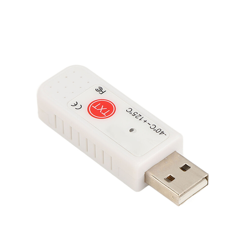 USB Dual Temperature Thermometer with External Waterproof Probe