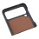 Z FLIP 4 Hülle 1.1oz synthetisches Leder Schwarz 9