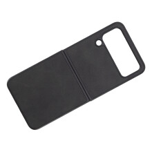 Z FLIP 4 Hülle 1.1oz synthetisches Leder Schwarz