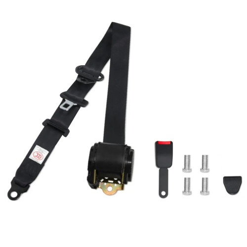 Universal 3 Point Retractable Seat Belt for Cars & Buses - 1 Pc 2