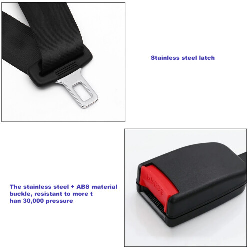 Universal 3 Point Retractable Seat Belt for Cars & Buses - 1 Pc