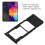 Sim Card Tray Set for Galaxy A20, Plastic Eject Pin, Storage Slot 11