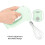 Elektrischer Handmixer mit USB-Akkulaufzeit, 4 Stufen, 20W, Grün 3