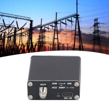 110m AIR zu AM HIZ AMP Frequenzkonverter Aluminiumlegierung Hochwiderstand-Verstärker für Zuhause und unterwegs