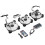 120mm RGB PC Case Fans, Quiet, Adjustable Light Modes 3Pcs 16