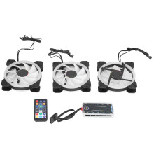 3 Stück RGB-Gehäuselüfter 120mm, 160mAh Batterie, stoßfest