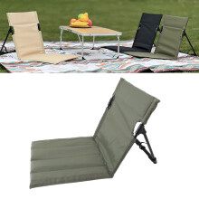 Outdoor Camping Backrest Cushion, OD Green, 39x39x40cm