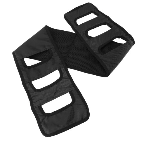Sling de transfert pour lit - Noir, nylon / maille aérée
