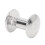 Buchbindeschraube 200 Sätze Messing Silber Flachkopf 7