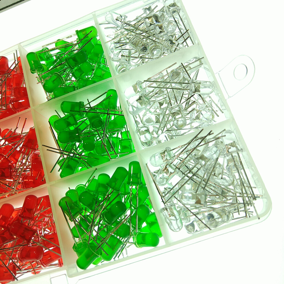 5 Color 5Mm Led Diode Kit: 500Pcs For Experiments & Diy Use 7671332720091