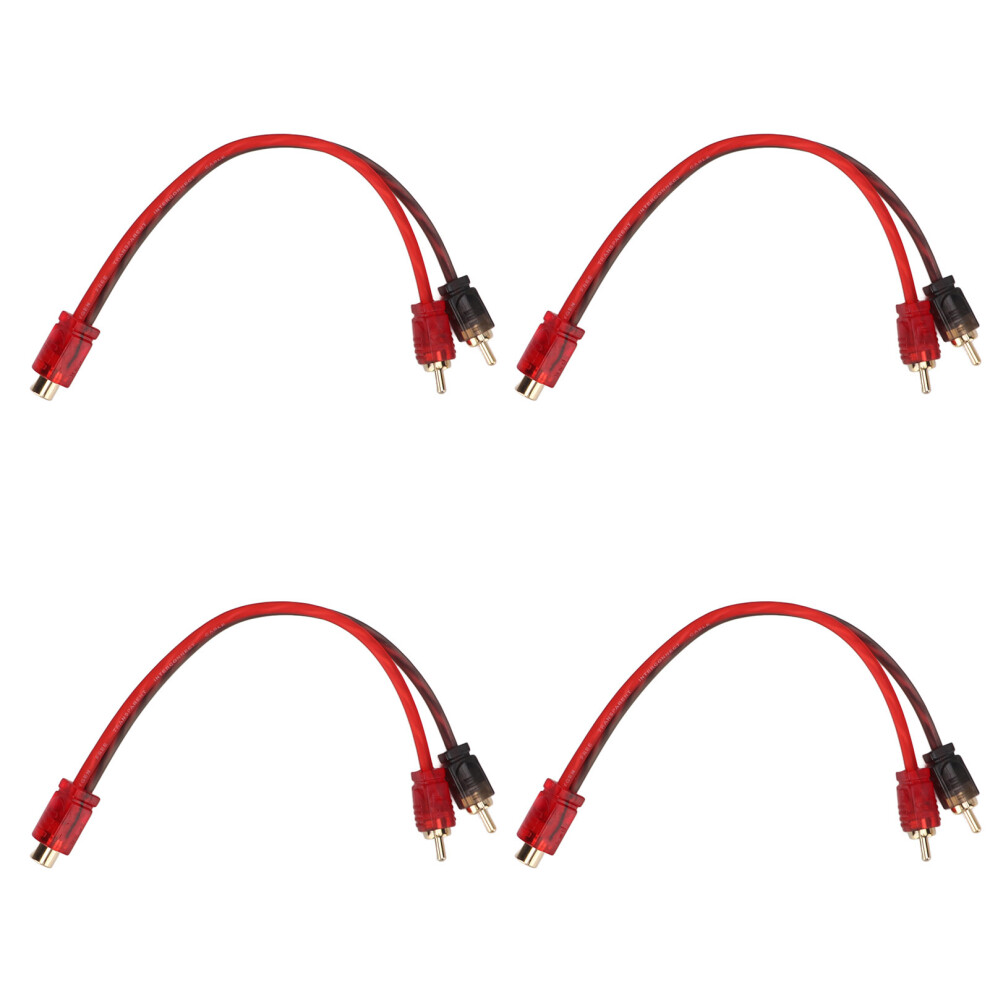 Rca Y Splitter 20Cm: 1 Female To 2 Male For Analog Stereo Components 7901332720693