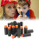 High Performance 100pcs EVA Darts - Universal Short Toy Soft Shots Black 16