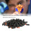 High Performance 100pcs EVA Darts - Universal Short Toy Soft Shots Black 5