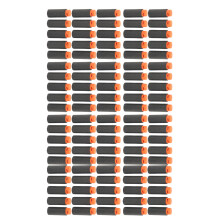 High Performance 100pcs EVA Darts - Universal Short Toy Soft Shots Black