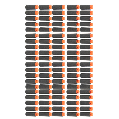 High Performance 100pcs EVA Darts - Universal Short Toy Soft Shots Black