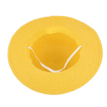 Strohhut mit weitem Rand, Sonnenschutz, leichtes, geflochtenes Sonnenhut für Angeln, Strand, Wandern, Party, Cosplay