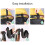 Universal Adjustable Baby Stroller Cup Holder with Phone Slot, ABS Plastic 11