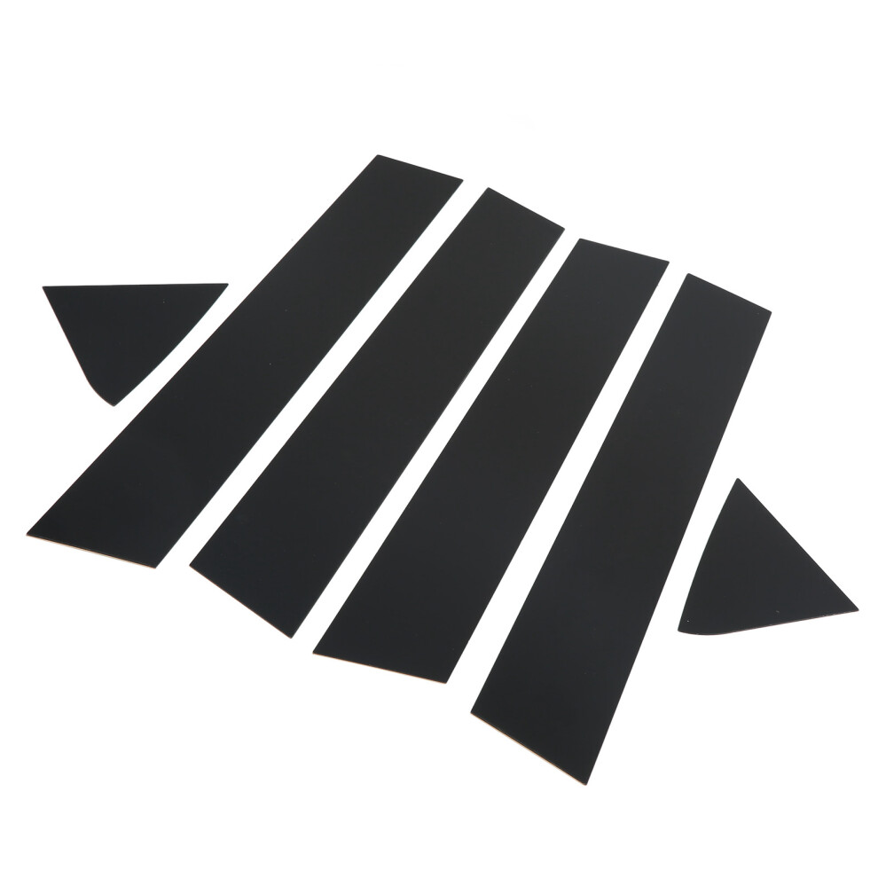 6Pcs Gloss Window Trims For Dodge Charger 2006Â2010 Easy Fit Black 4051332725846