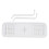 Deflector de bafle de PP AC ajustable 52-85cm 17.5cm 3