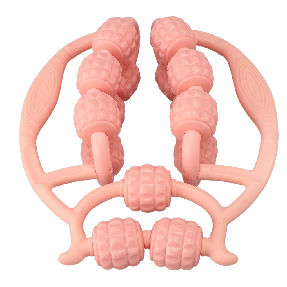 Multifunctional Circular Leg Clamp Massager Handheld PP Roller for Women