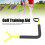 Golf Spinner Schwungtrainer 370.0g Gelb Haltung 8