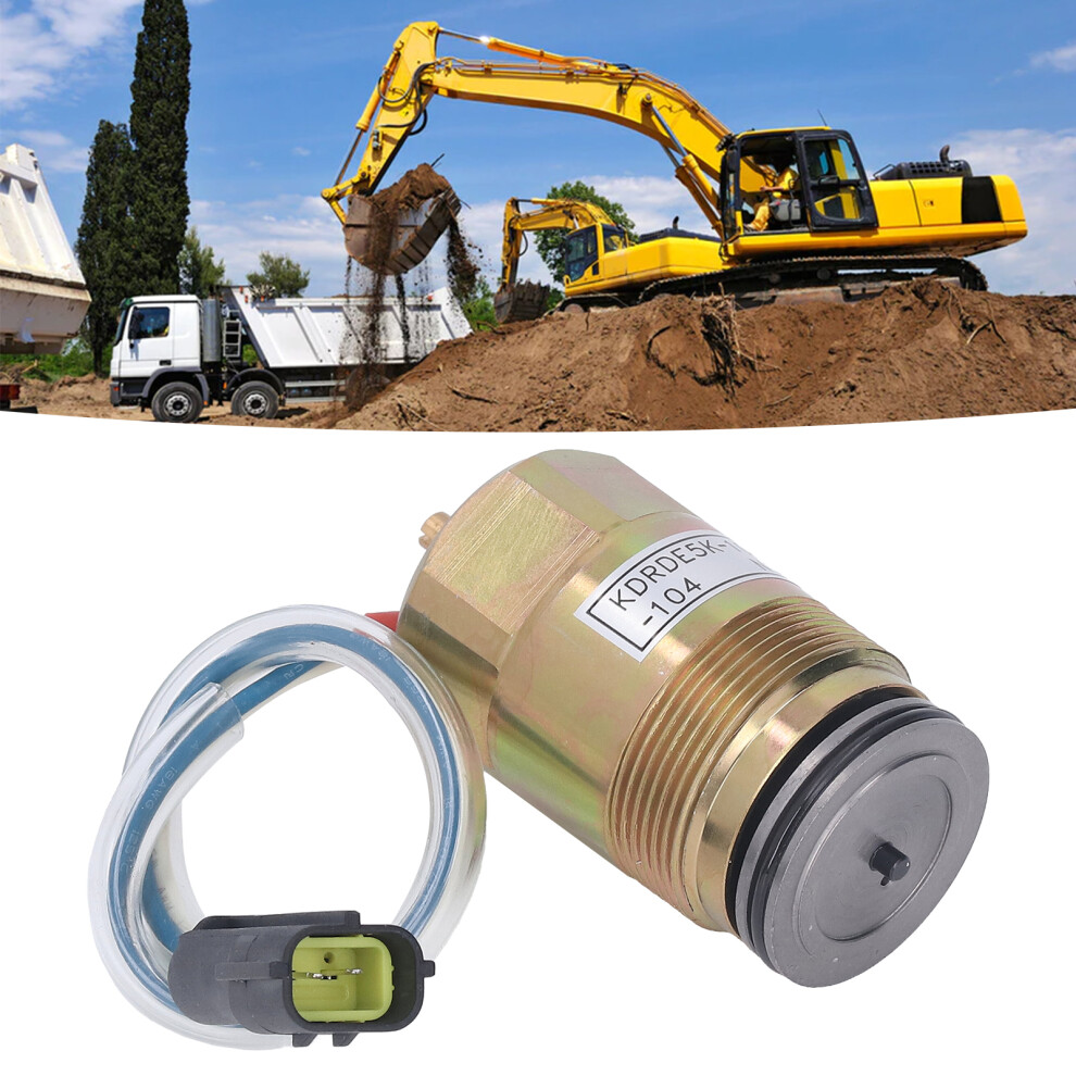 Reliable Brass Solenoid Valve For Kobelco Excavator Sk200 6E K3v63dt 9411332730915