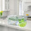 Large Capacity Press-Type Ice Cube Tray with Lid & Bin, 28 Cubes 6