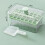 Large Capacity Press-Type Ice Cube Tray with Lid & Bin, 28 Cubes 2