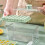 Large Capacity Press-Type Ice Cube Tray with Lid & Bin, 28 Cubes 12