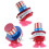 Juego de 7 dientes parlantes 4,3 cm 10 g Color aleatorio 8