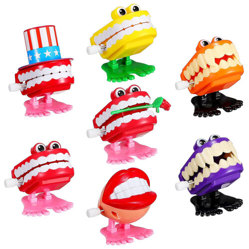 Juego de 7 dientes parlantes 4,3 cm 10 g Color aleatorio 1